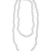 Perlenkette Weiß