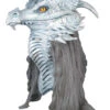 Weiße Drachenmaske -FaschingFreude Verkäufe weisse drachenmaske white dragon mask fantasy drachen maske drachen dekoration 13378