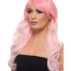 Wellige Rosa Ombre Langhaar Perücke -FaschingFreude Verkäufe wellige ombre langhaar peruecke rosa hochwertige faschings peruecke einhorn peruecke 35813
