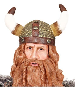 Faxe Wikinger Helm In Lederoptik Mit Kunstfell -FaschingFreude Verkäufe wikinger helm faxe mit kunstfell in lederoptik 38111 01