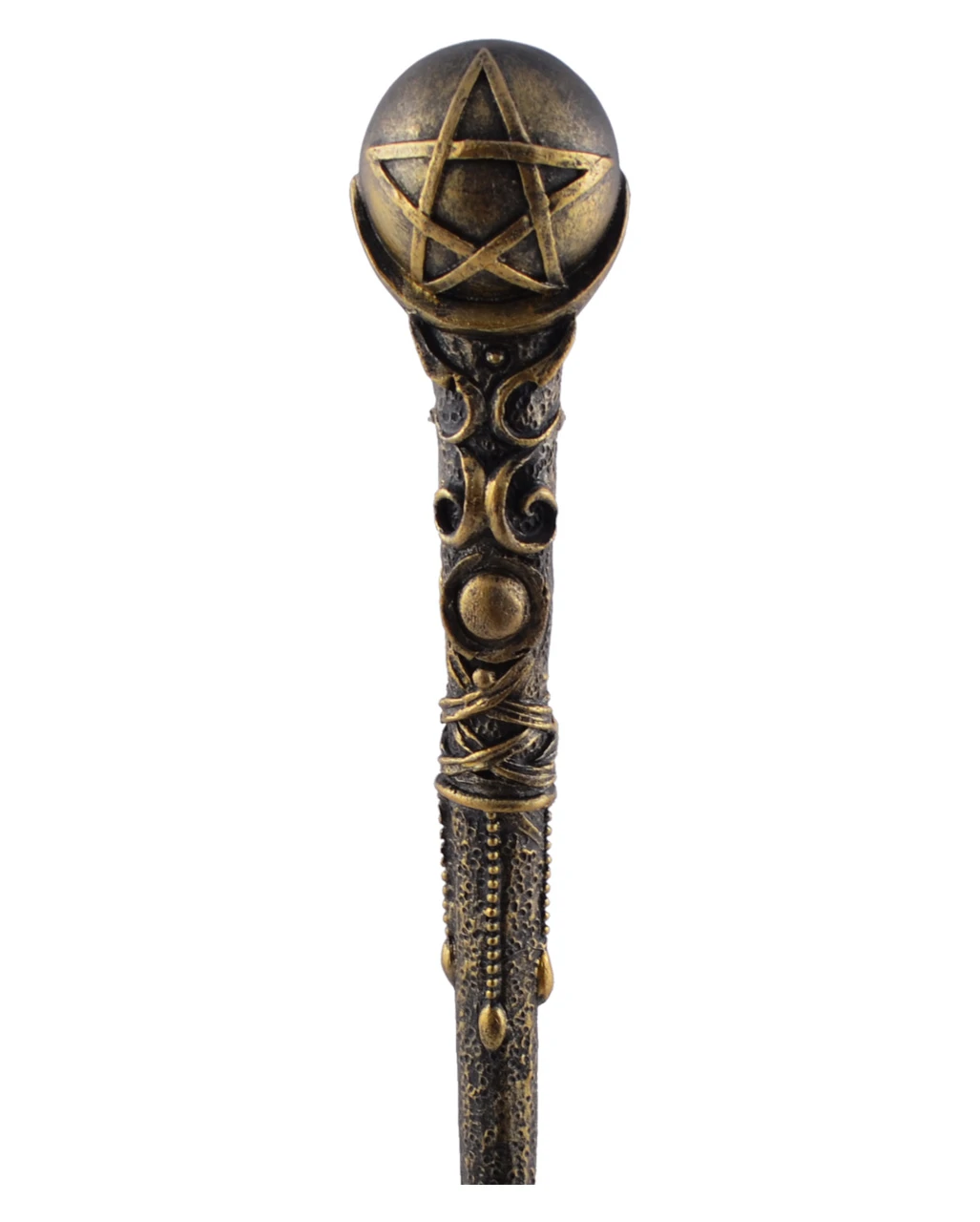 Spellbound Zauberstab Mit Pentagrammkugel 4 Spellbound Zauberstab Mit Pentagrammkugel – Bild 2