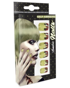 Zombie Fingernägel Selbstklebend 12 St. 7 Zombie Fingernägel Selbstklebend 12 St. -FaschingFreude Verkäufe zombie fingernaegel selbstklebend zombie fingernails self adhesiv halloween fingernaegel 36689 03 1