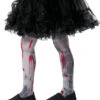 Kinderstrumpfhose Zombie -FaschingFreude Verkäufe zombie kinder strumpfhose halloween struempfe fuer kinder horror nylonstrumpfhose 28242
