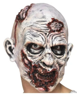 Schaumlatex Maske Zombiekopf