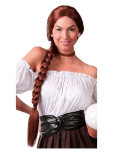 Lara Zopfperücke Geflochten -FaschingFreude Verkäufe zopfperuecke lara geflochten action girl peruecke faschings peruecke cosplay peruecke manga peruecke 26480 03